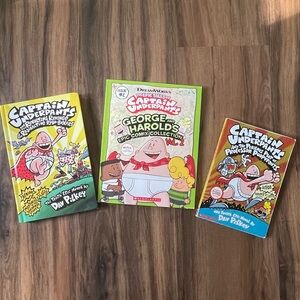 Captain Underpants Book Lot (3 books total included)